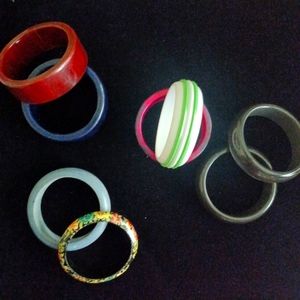 Lot of 8 Vintage to Now Bangle Bracelets